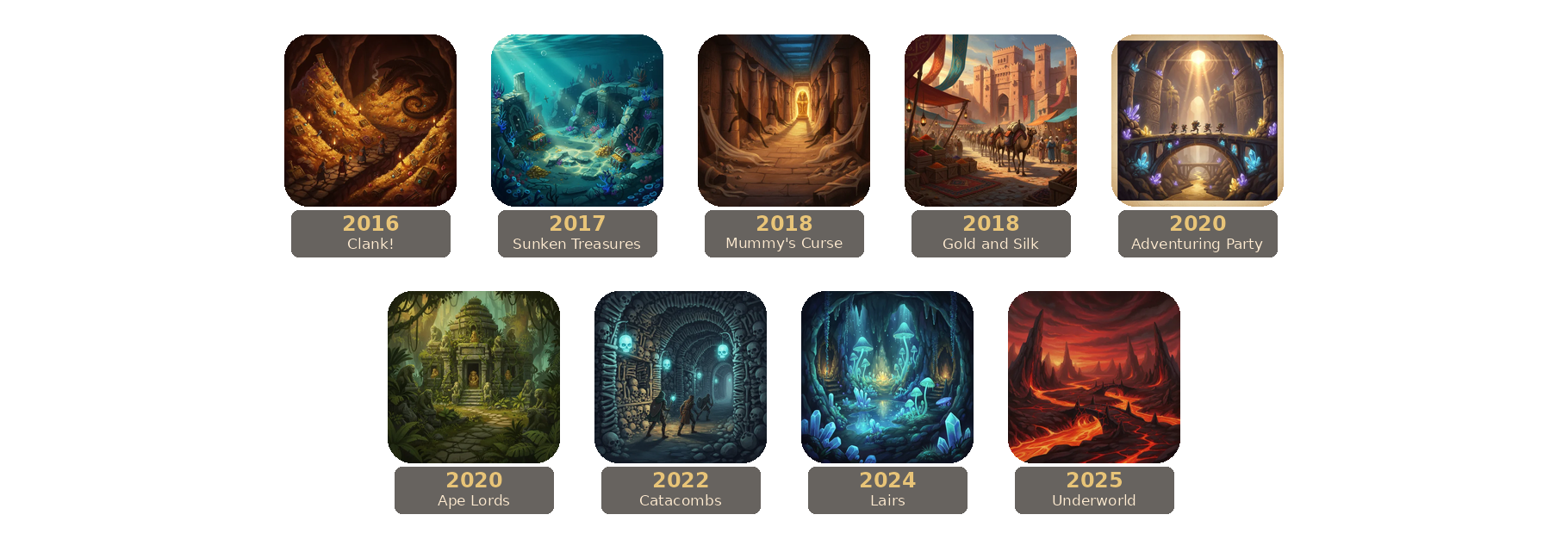 Clank! release timeline.