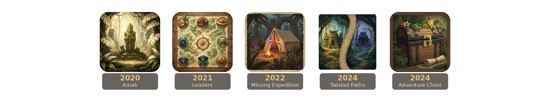 Lost Ruins of Arnak release timeline.