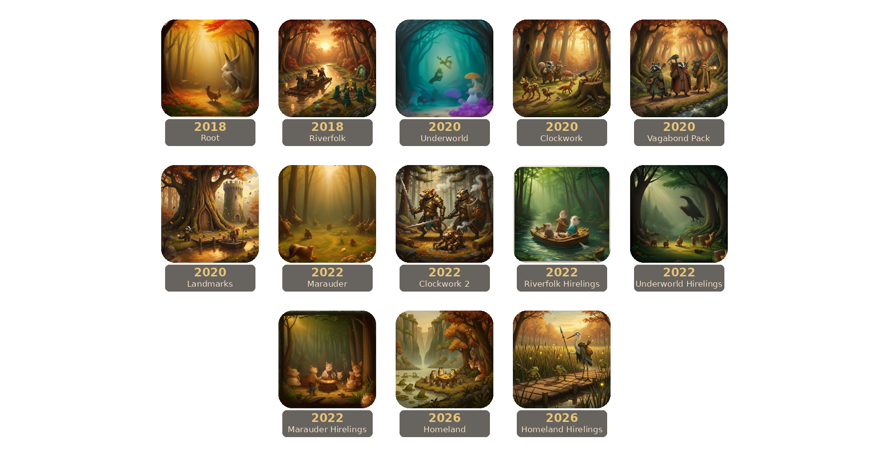 Root release timeline.