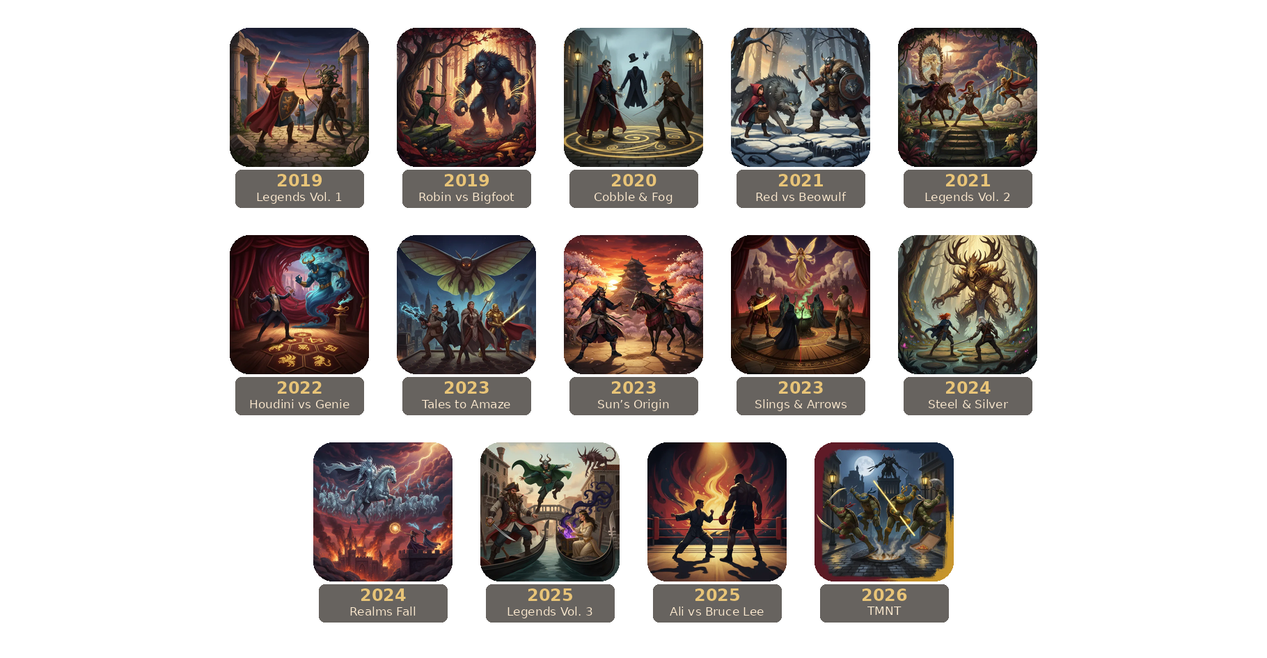 Unmatched release timeline.